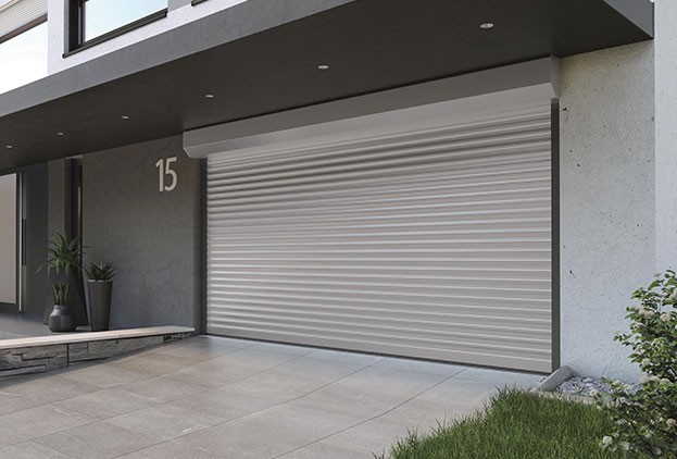 Designvielfalt-Garagentor geschlossen