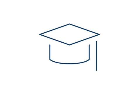 Ausbildung-Icon Absolventenkappe
