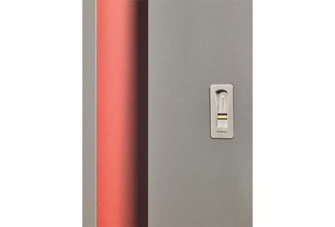 Le Corbusier voordeur - detailaanzicht Vingerafdruk