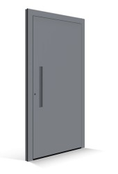 Le Corbusier voordeur - Deurpaneel: gris 59 - Handgreeplijst: gris fonce 59