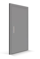 Le Corbusier voordeur - deurpaneel gris 31 - greeplijst gris clair 31