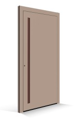 Le Corbusier voordeur - deurpaneel ombre brulee claire - terre sienne brulee 31