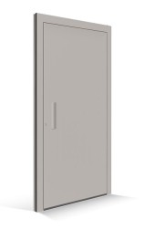 Le Corbusier voordeur - Deurpaneel gris clair 31 - Greeplijst gris clair 31