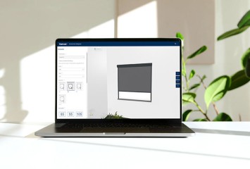 Zipscreen-Wohnhaus Aussenansicht mit Wintergartenmarkise
