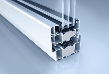 Aluminium Fenster-Fensterschnitt W 72 RL