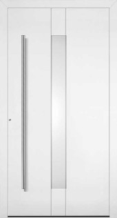 Haustuerfuellung-freigestellte Haustuer geschlossen Adeco Fenja weiss