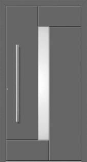 Haustuerfuellung-freigestellte Haustuer geschlossen Adeco Kora anthrazit