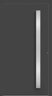 Haustuerfuellung-freigestellte Haustuer geschlossen Adeco Lightrail Griffleiste rechts