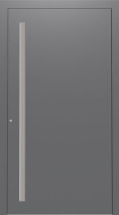 Haustuerfuellung-freigestellte Haustuer geschlossen Le Corbusier Anthrazit