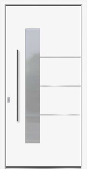 Haustuerfuellung-freigestellte Haustuer geschlossen OBUK Hunter weiss