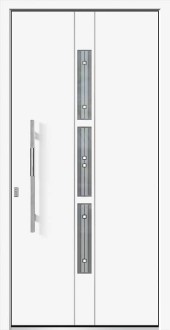 Haustuerfuellung-freigestellte Haustuer geschlossen OBUK Newton weiss