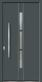 Haustuerfuellung-freigestellte Haustuer geschlossen OBUK Newton anthrazit